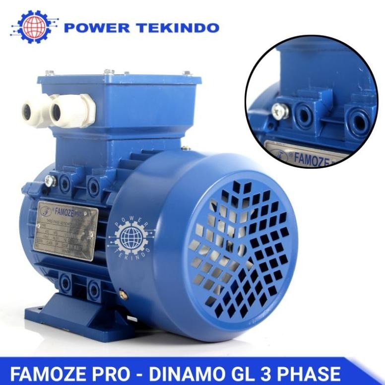 Jual CODE123 - Famoze Pro Dinamo 1/3 HP 1500 RPM Tipe GL 4 Pole Motor ...