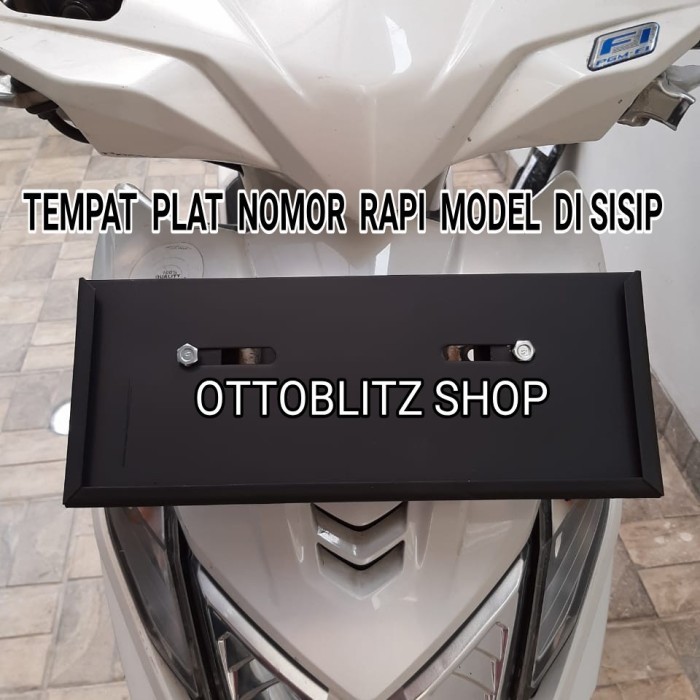Jual Berkualitas Tempat Plat Nomor Motor Rapi. Tinggal Pasang. Dapat ...