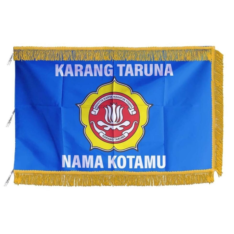Jual DCF Cetak Bendera Rumbai Renda Custom Karang taruna Ambalan Pataka ...
