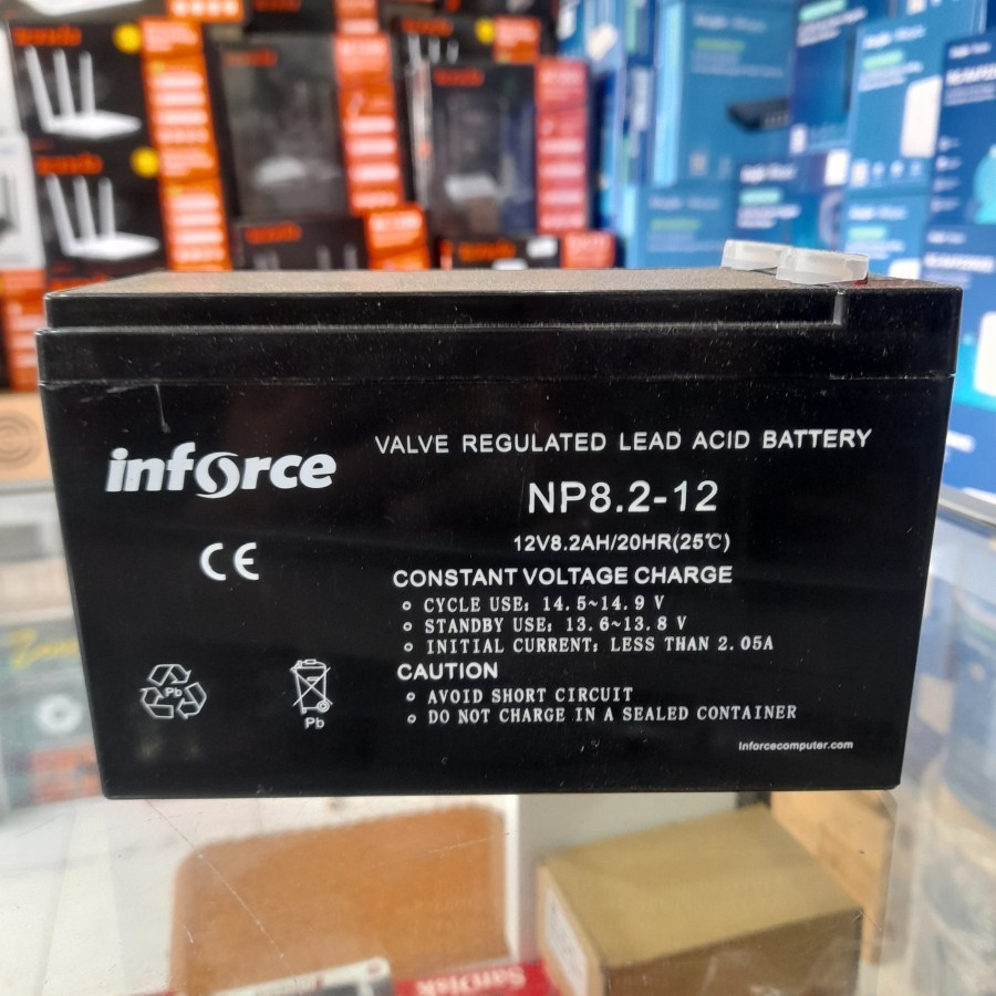 Jual BATERAI UPS INFORCE 12V 8,2AH | Shopee Indonesia