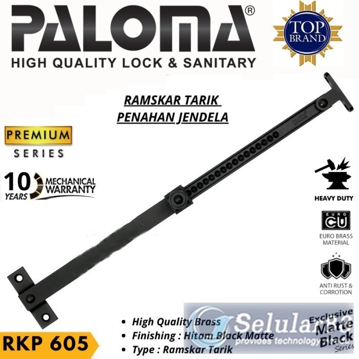 Jual Paloma RKP605 Window Ramskar Tarik Penahan Jendela Lamskar Angin ...