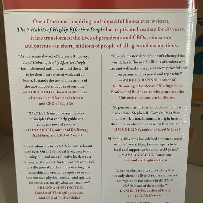 Jual [Ready] The 7 Habits Of Highly Effective People -Powerful Lessons ...