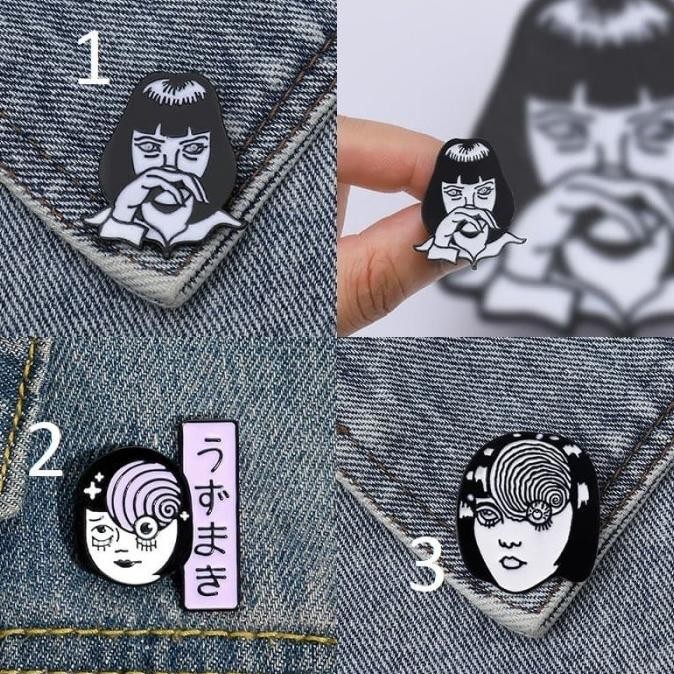 Jual Enamel Pulp Fiction Mia Wallace - Junji Ito Tomie Pin | Shopee ...