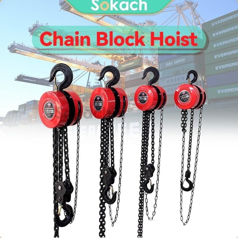 Jual Ptc-Shop Chain Block Hoist Katrol Kerekan Angkat Berat Dengan ...