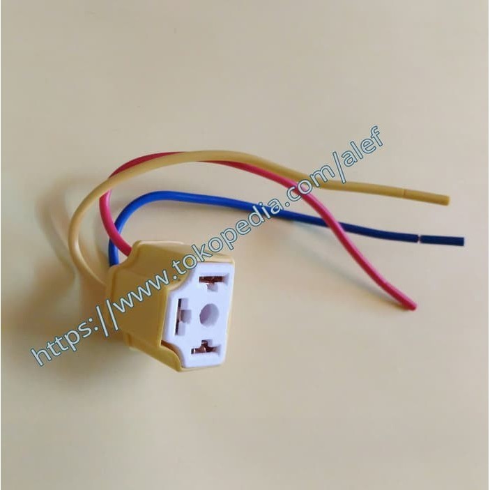 Jual (GST) Socket Konektor 3 pin Seal Beam Lampu 3 Pin Soket | Shopee ...