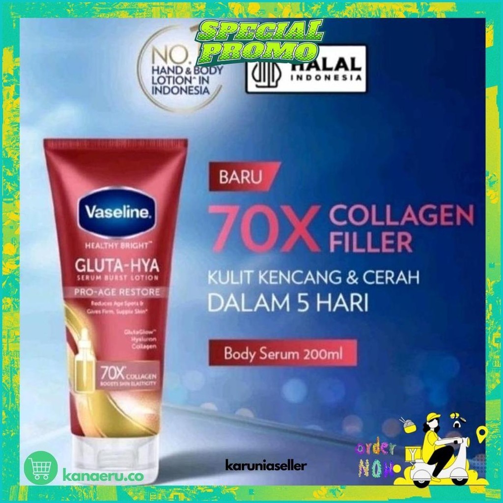 Jual Vaseline Healthy Bright Fresh Soft Glow Firm Glow Hijab Cooling Healthy White Spf 6634