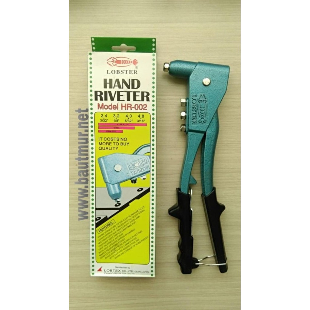 Jual Tang Rivet Ripet Rifet - Hand Riveter - Stang Rivet Lobster ...