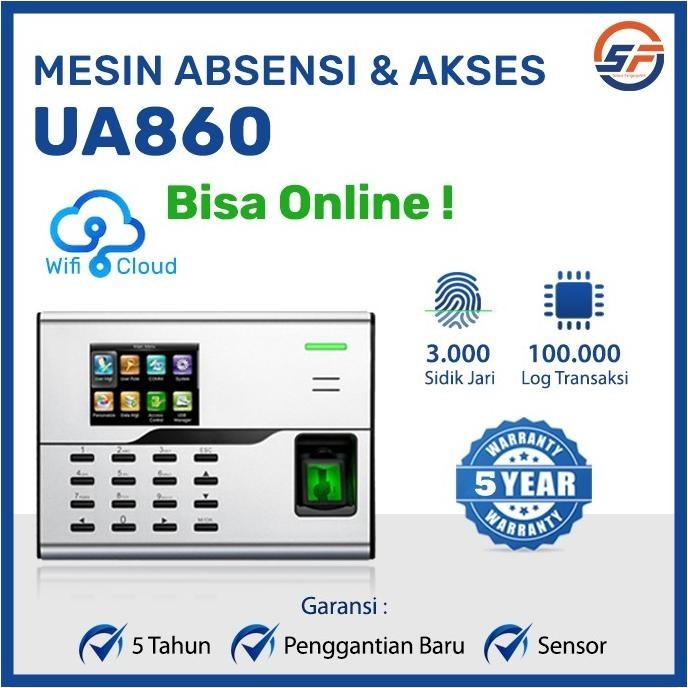 Jual [New] Mesin Absensi Wifi | Mesin Absen Online Fingerprint Icon Wi ...