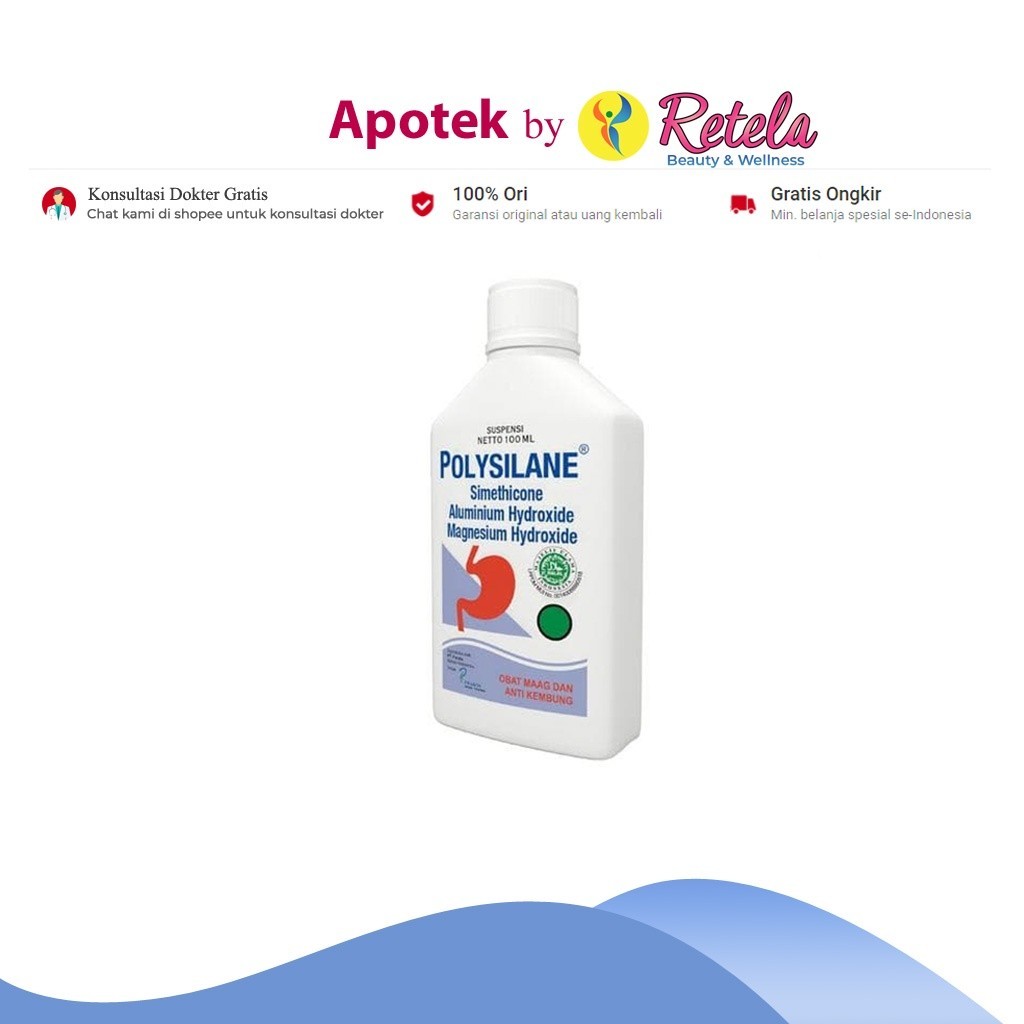 Jual Polysilane Suspensi 100 ml / Nyeri Lambung / Maag | Shopee Indonesia
