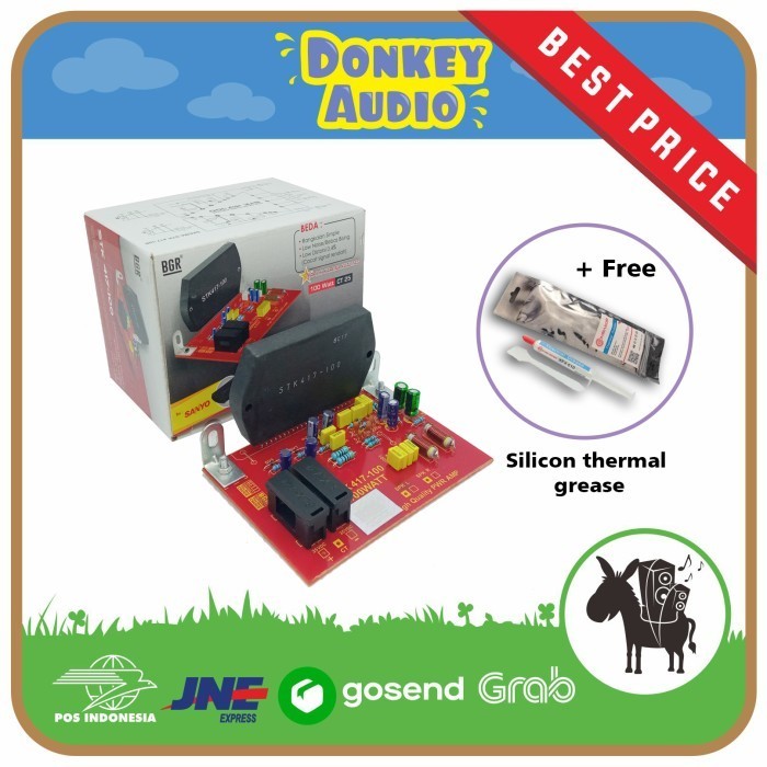 Jual Kit Stk 417 - 100 100W - Heatsink Sanyo Amplifier Stk Tanpa