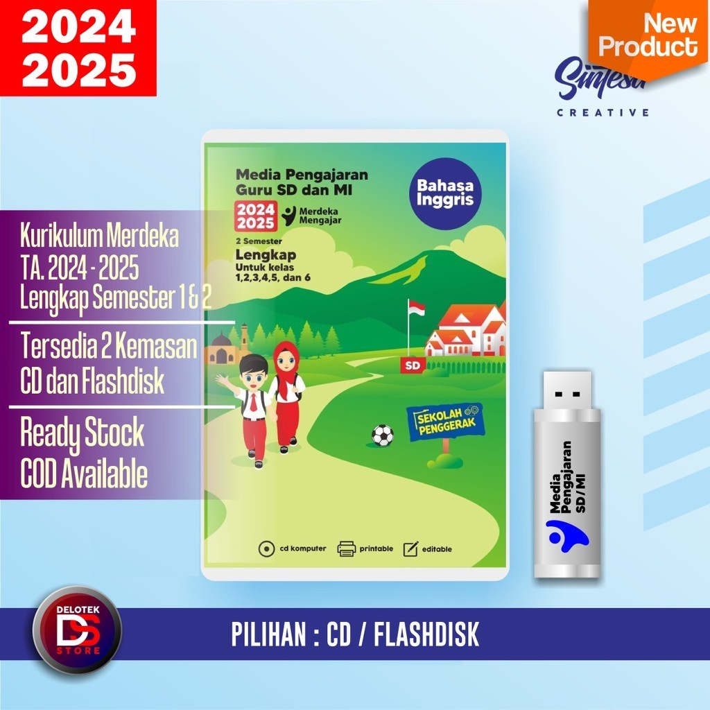 Jual CD & FLASHDISK PERANGKAT PEMBELAJARAN RPP MODUL AJAR KURIKULUM