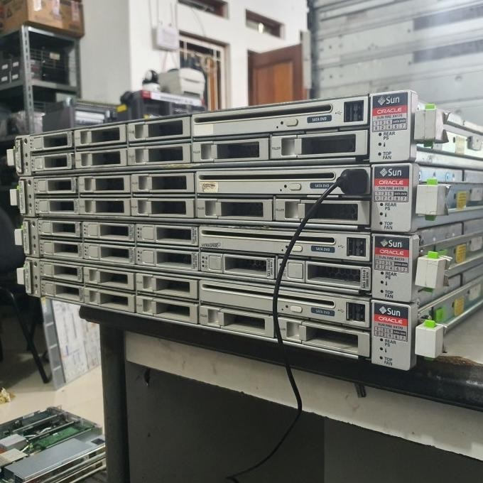 Jual Server Rack 1U Sunfire X4170 Dual Xeon 16cpu 8 Lan Gbe Mikrotik ...