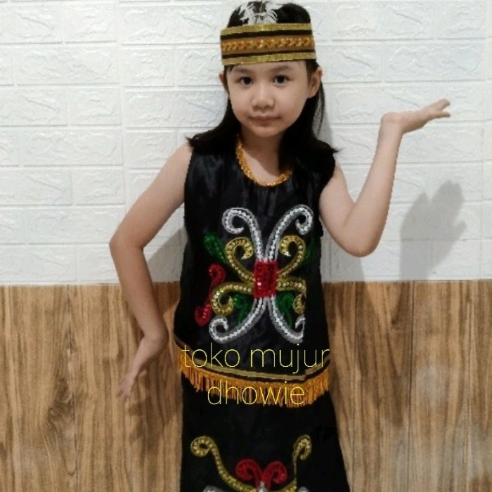 Jual Baju Adat Anak Dayak Kalimantan Timur Kaltim | Shopee Indonesia