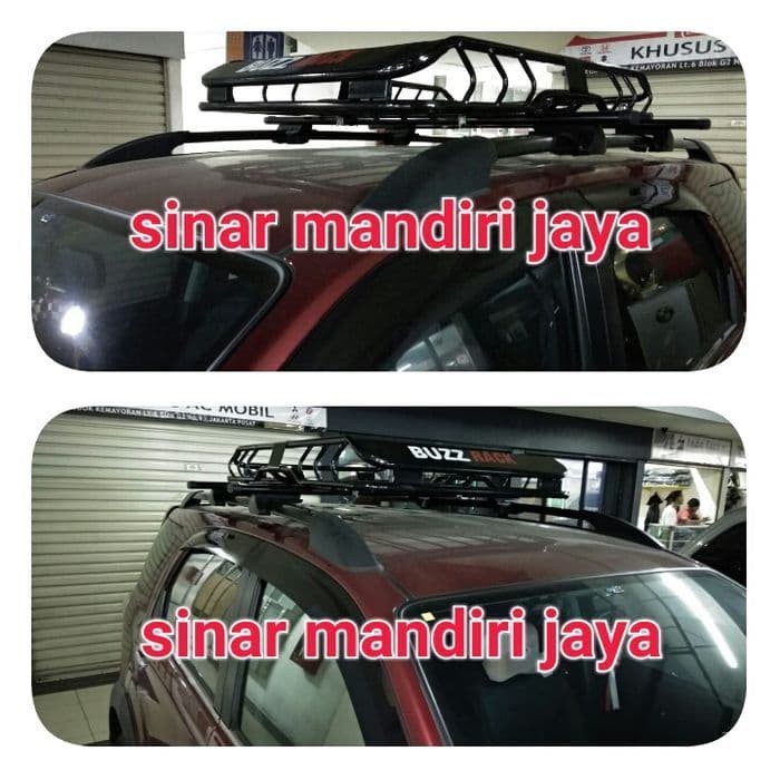 Jual Rak Bagasi Atas Mobil Pajero Sport+Cross Bar Merek Busrak | Shopee ...