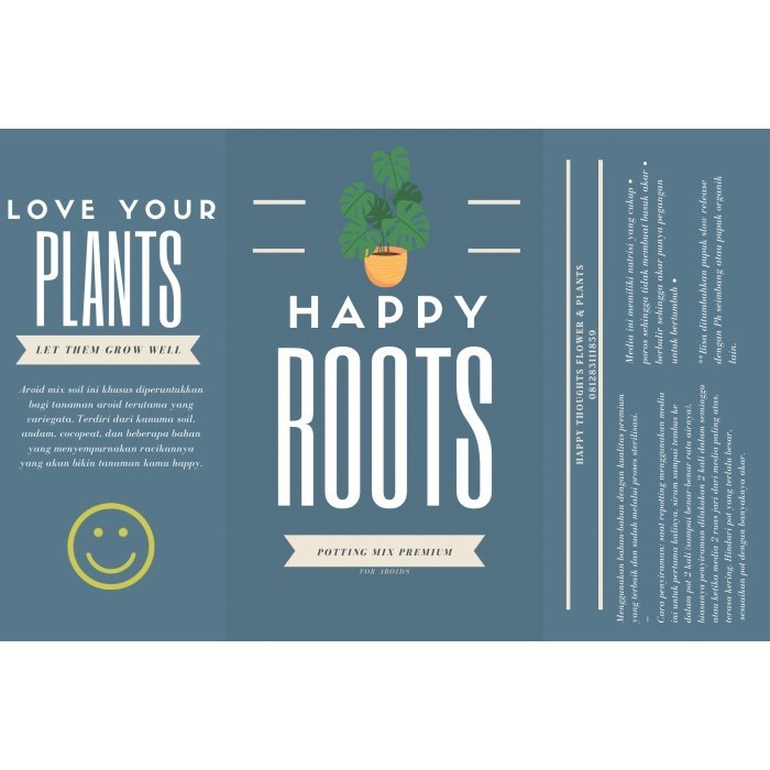 Jual Produk [READY] Promo Happy Roots Aroid Potting Mix 1,5Liter ...