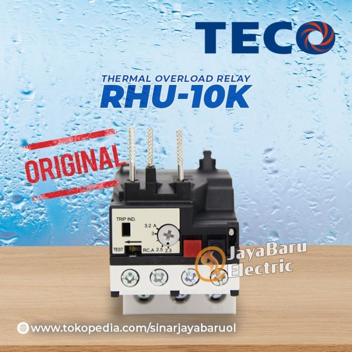 Jual Thermal Overload Relay TECO RHU10 RHU-10K | Shopee Indonesia