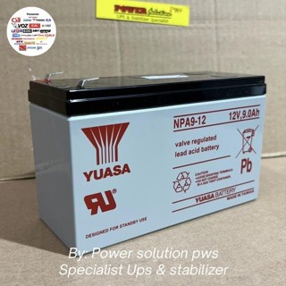 Jual Baterai UPS 12V 9Ah Yuasa NP9-12 12volt 9 Ah Battery Batt aki accu