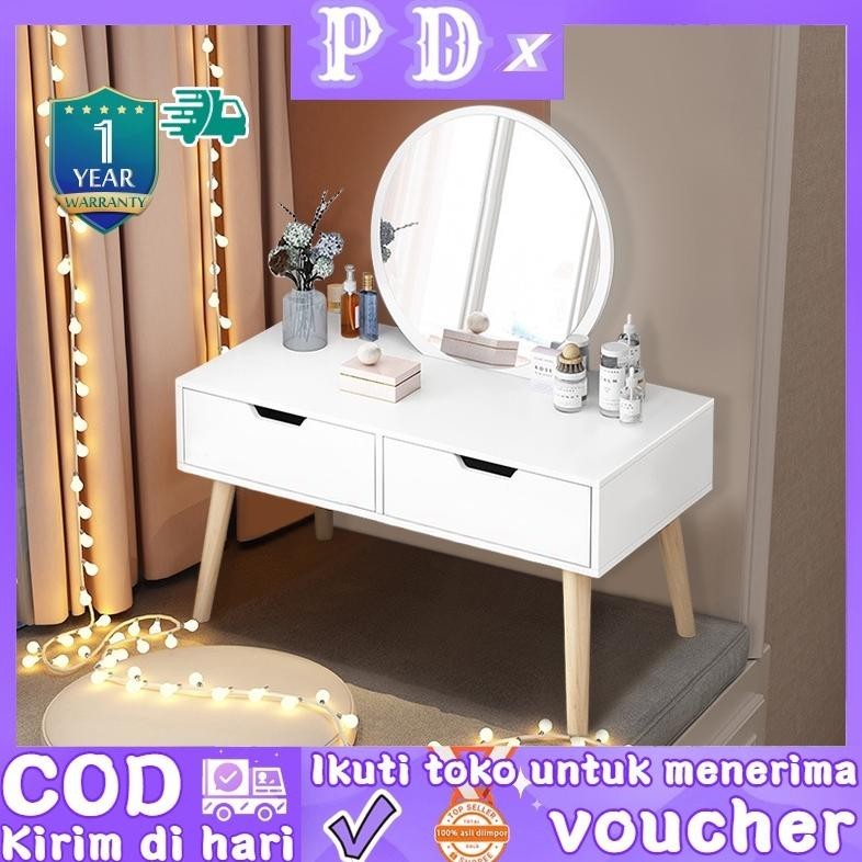 Jual Cermin aesthetic/Meja rias/Meja rias minimalis/Meja rias aesthetic ...