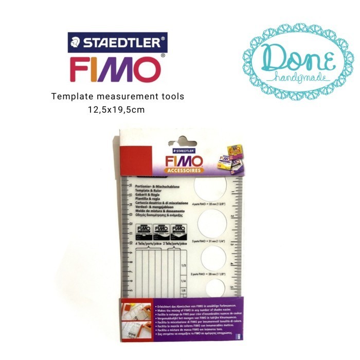 Jual Produk FIMO Template measurement tools alat ukur mixing tools ...