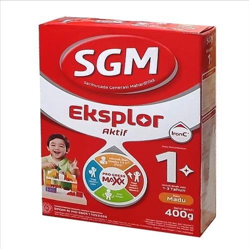 Jual S29740 SGM-EKSPLOR AKTIF 1 MADU SUSU BUBUK 400GR BOX MAJU BERSAMA ...