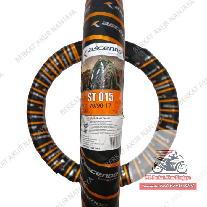 Jual Ban ASCENDO ST 015 70 90 17 Tubetype Ascendo Bebek ST015 | Shopee ...