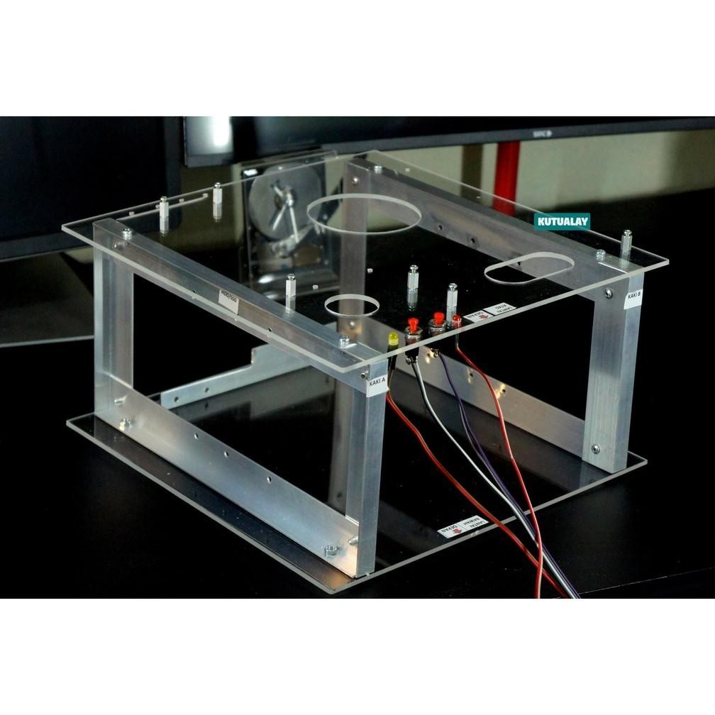 Jual Am67 Casing Case CPU Acrylic Komputer Rack PC Open Air Mini Micro ...