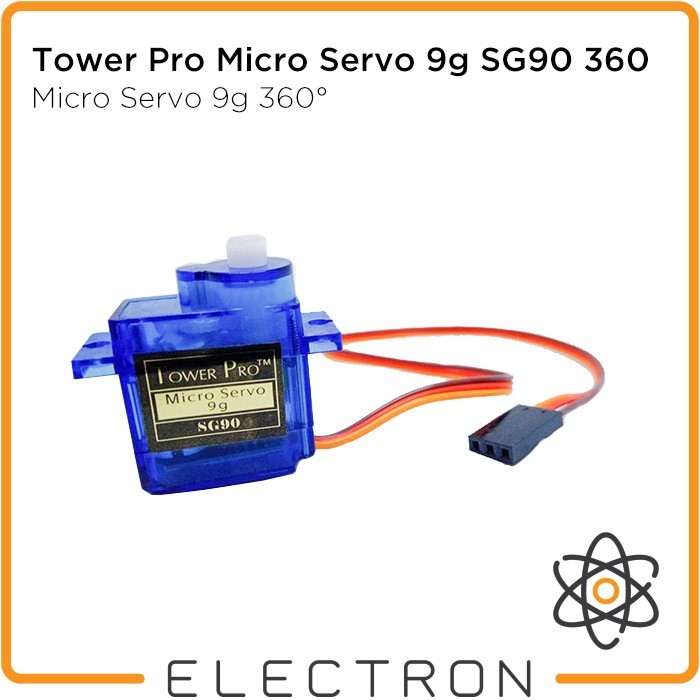 Jual Tower Pro Micro Servo 9g SG90 360 Motor Continuous Microcontroller ...