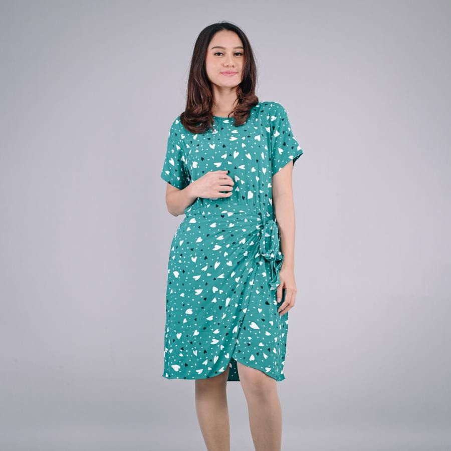 Jual Blanka Ladies - Rave Dress Wanita Saroong Heart Green Poly | Shopee  Indonesia