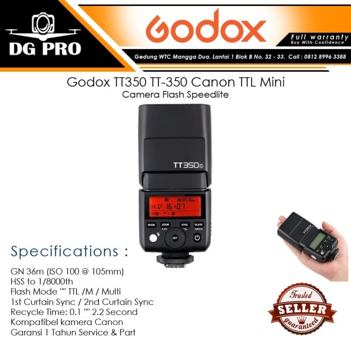 Godox IT30Pro C IT30Pro-C TTL Flash For Canon Camera, GN15