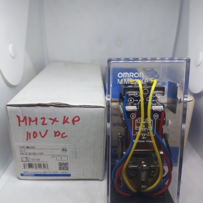 Jual LATCHING RELAY OMRON MM2XKP 100-110VDC BARU! | Shopee Indonesia