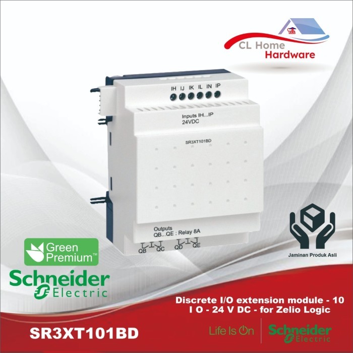 Module D'extension D'E/S Discret Zelio Logic Schneider SR3XT101BD - Neuf D'origine Allemagne