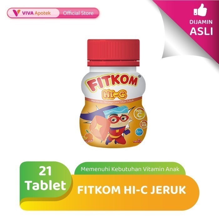 Jual Fitkom HI-C Jeruk Botol untuk Memenuhi Kebutuhan Vitamin Anak (21 ...