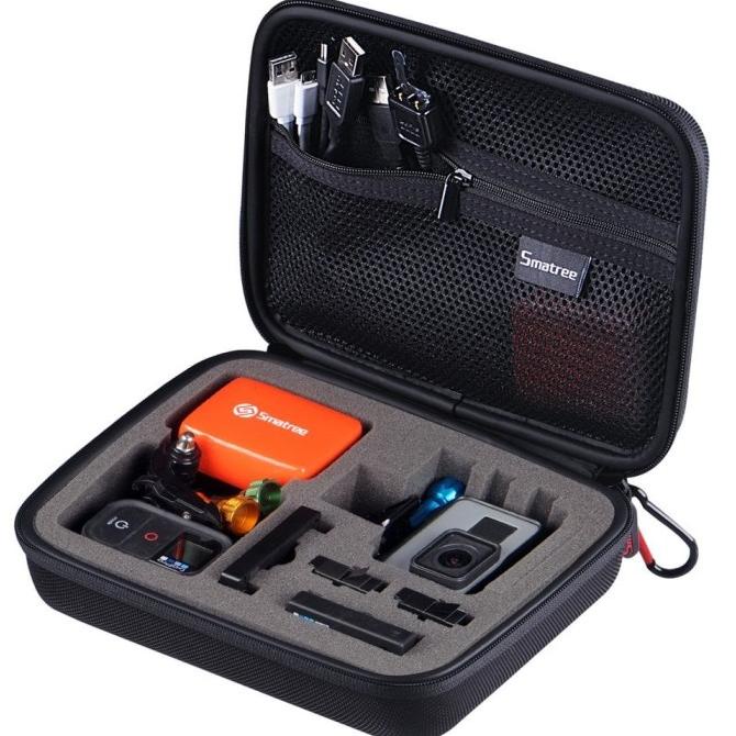 Smatree Étui De Transport Rigide Pour GoPro Hero 13/12/11/10/9/8/7/6/5 - SmaCase GA150 Floaty Résistant à L'Eau Et Aux Chocs - Vert