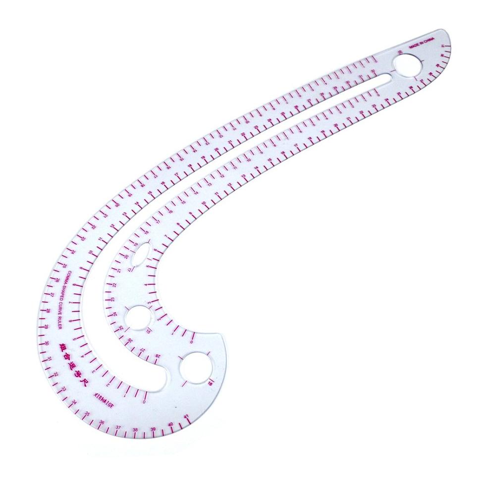 Jual Belanja Penggaris Jahit Koma - Quilting Ruler - Comma Shaped Ruler ...