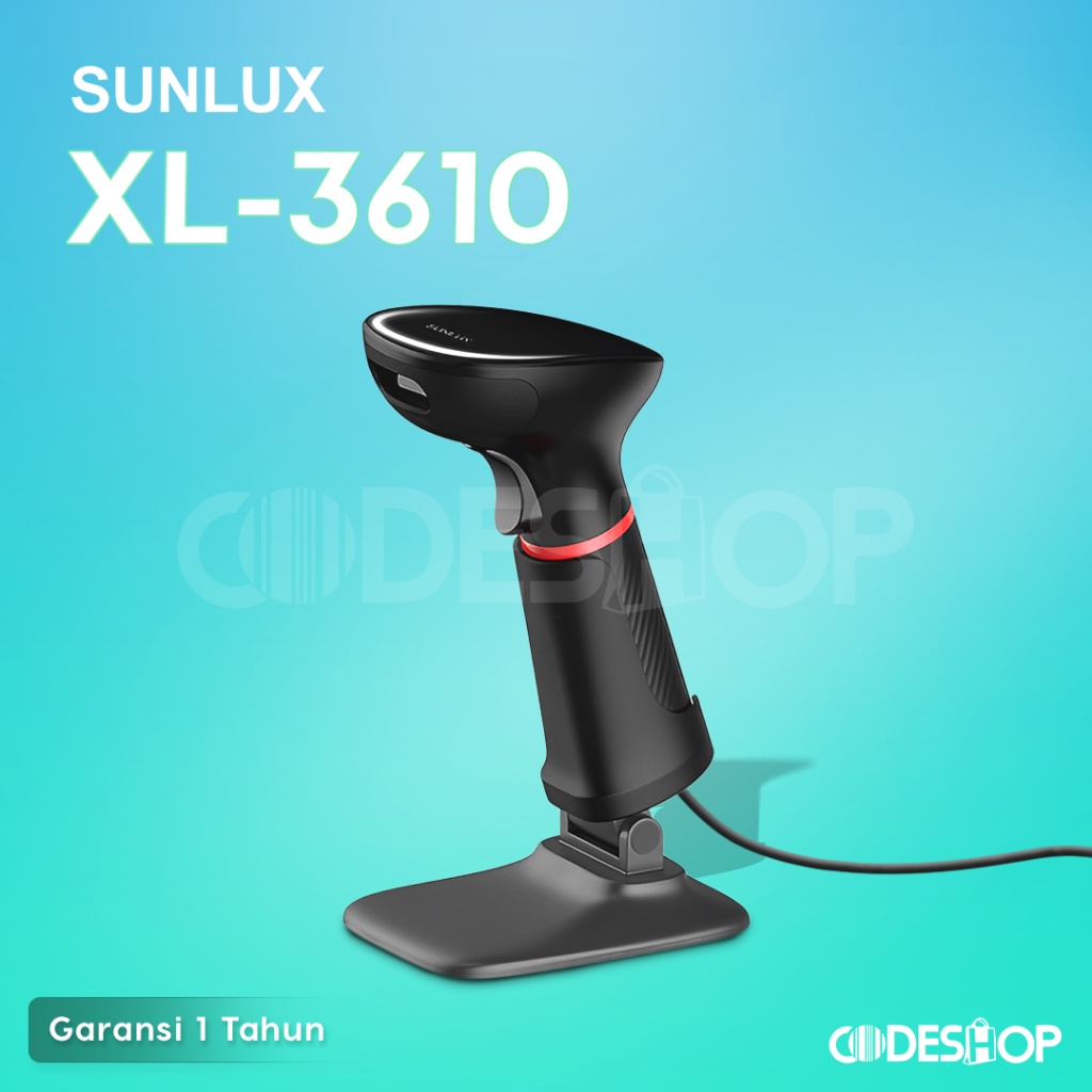 Jual Scanner Sunlux XL-3610 / XL3610 2D Scan Handheld Barcode QR Code ...