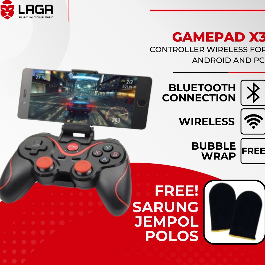 Jual Terbaik..!! Gamepad Joystick Bluetooth Wireless Controller for