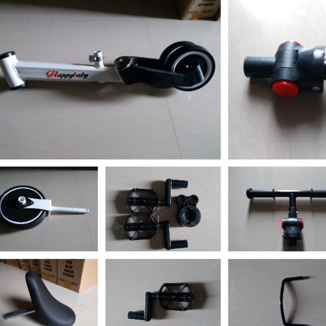 Jual (»I Q-X) Spare Part Sepeda Balance Bike 3 in 1 Happy Baby Roda 3 ...