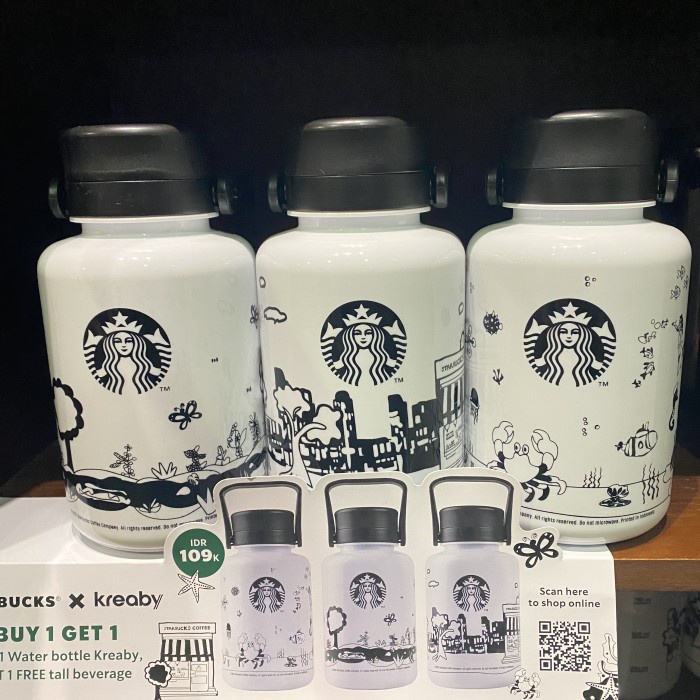 Jual tumbler starbucks x kreaby 1 liter original starbucks Shopee