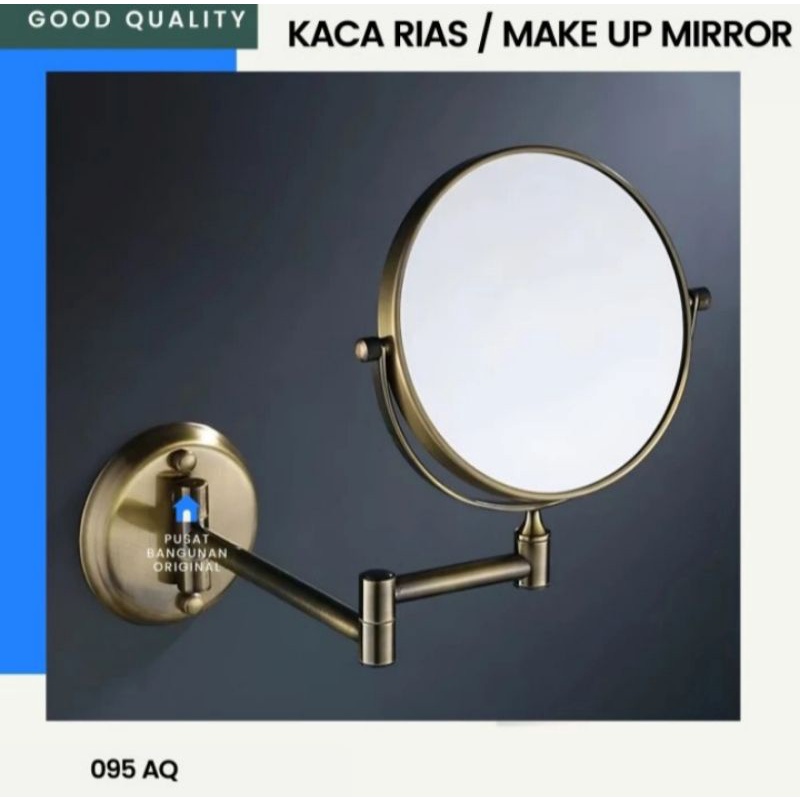 Jual KACA RIAS BULAT KECIL CERMIN MAKE UP PUTAR KACA PEMBESAR COOPER ...