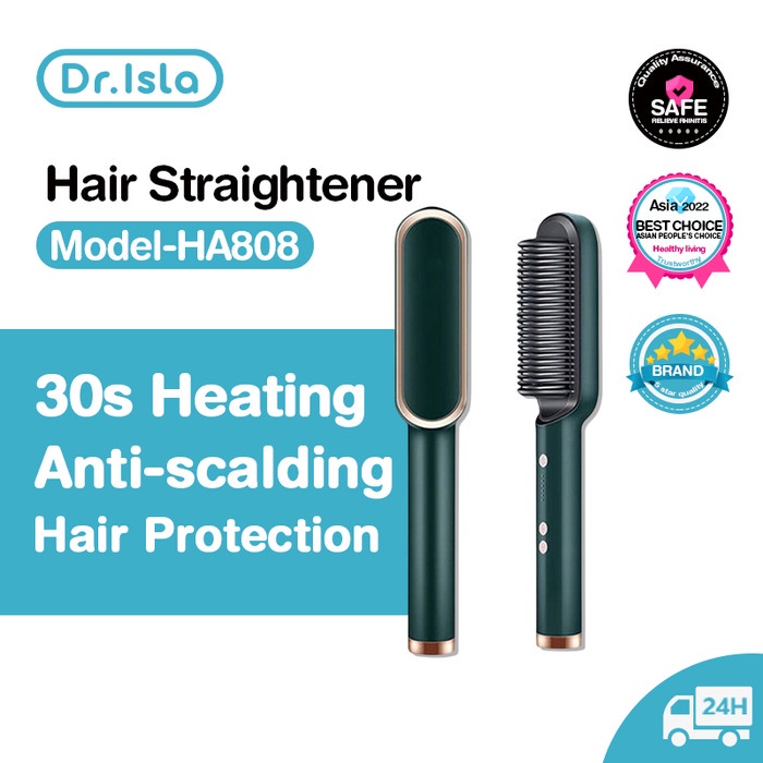 Jual 2 IN 1 CATOK SISIR PELURUS RAMBUT HAIR STRAIGHTENER CURTER - HA808 ...