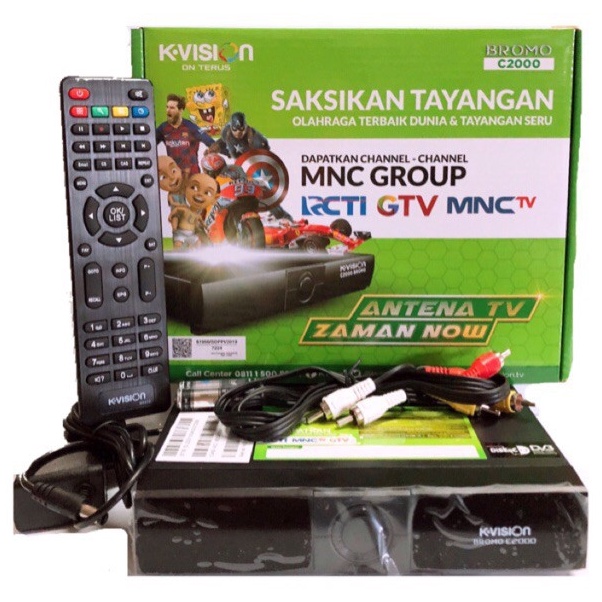 Jual [KODE G5S5] Receiver Parabola KVision Bromo C2000 ( C Band / Ku