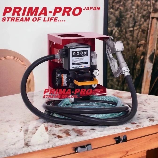 Jual Flow Meter Minyak Solar Set//Pompa Transfer Bbm Ac 220V Fuel Rite ...