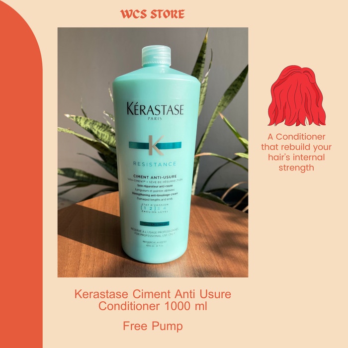 Jual KERASTASE Conditioner Ciment Anti Usure 1000 ml ORIGINAL Shopee