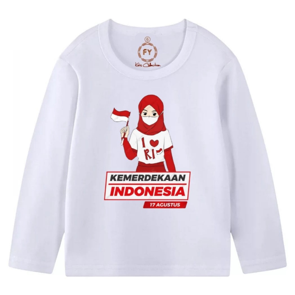 Jual Terbagus.. Rdkidzid Atasan Kaos Baju Lengan Panjang Anak Perempuan