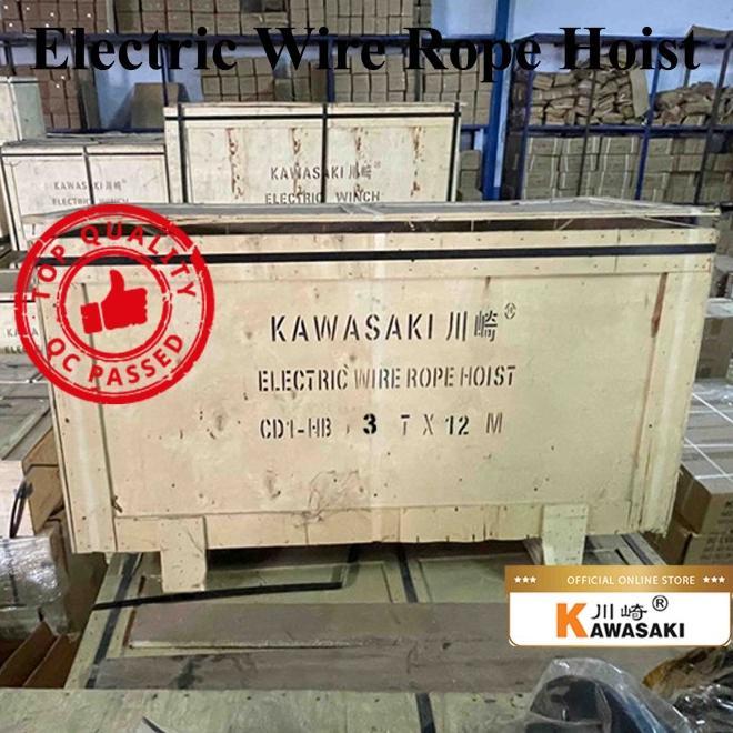 Jual Kawasaki Electric Wire Rope Hoist 3 T X 6 M (Garansi 1 Tahun ...