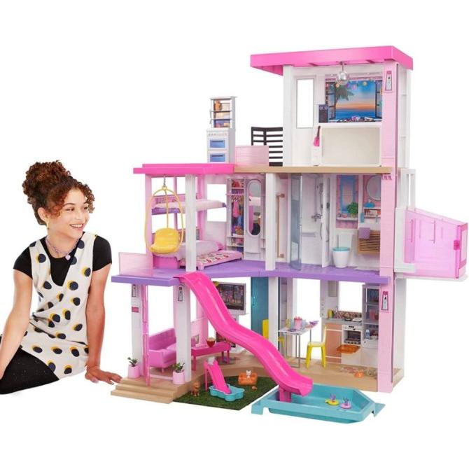 Jual Barbie Dream House Rumah Barbie Dreamhouse Original 3 Lantai Ada ...