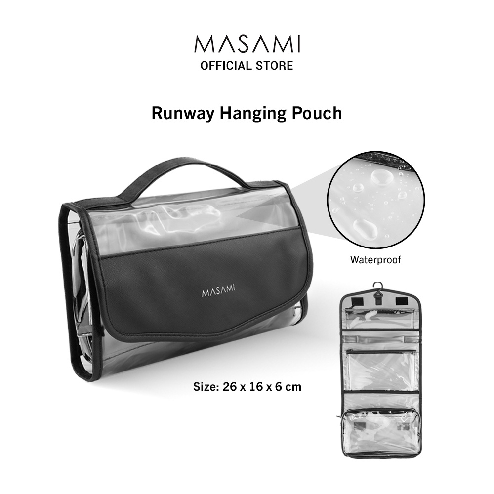 Jual Masami Runway Hanging Pouch / Tas Pouch Makeup Multifungsi / Make