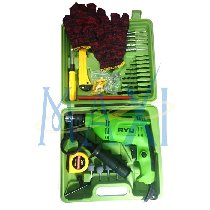 Jual Mesin Bor Beton Set Impact Drill Set Mm Tekiro Ryu Rid Reb Shopee Indonesia