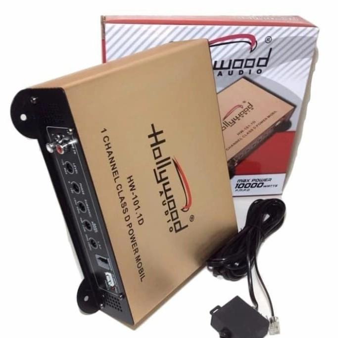 Jual Power Amplifier Monoblock Hollywood Hw-101-1D Class D Tenaga Kuat