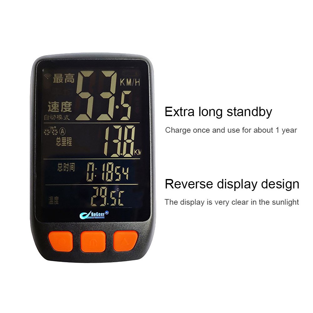 Jual &Wireless Code Table Waterproof Speed Counter Touch Screen Ride ...